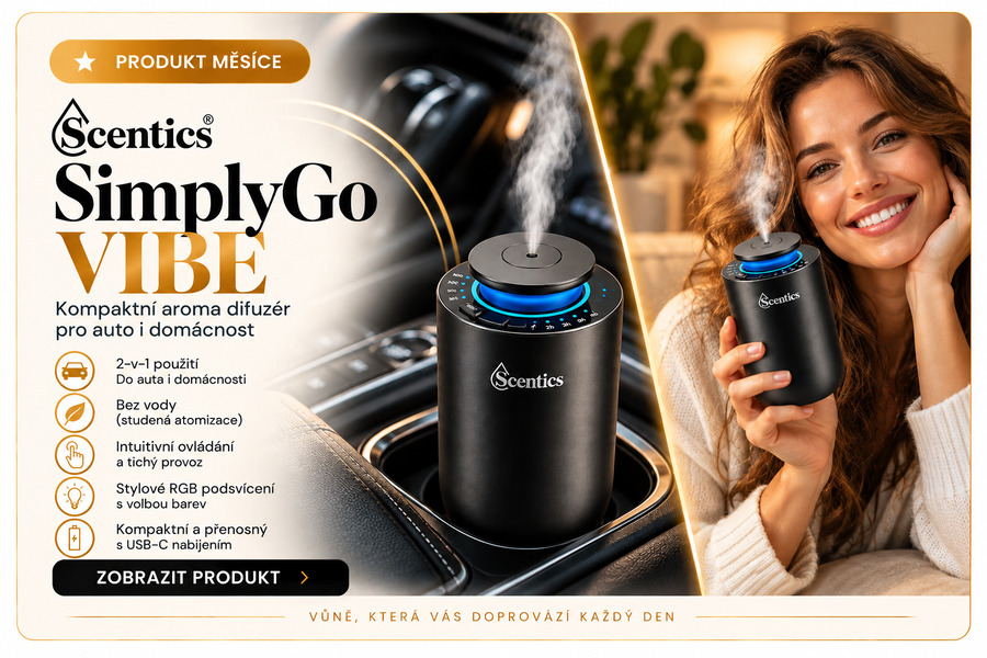 Aroma difuzér SimplyGo VIBE – Produkt měsíce